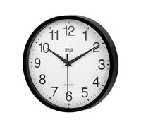 Teesa Horloge Murale Analogique Universel 25 cm TSA0037B Noir