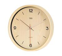 Teesa Horloge murale analogique TSA0048 30 cm brun clair