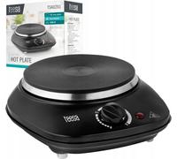 Teesa Plaque de cuisson électrique 1000W, 1 brûleur, noir, modèle TSA0201