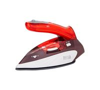 Teesa Slide Travel 1100 Fer à Repasser de Voyage, Rouge/Blanc/Gris