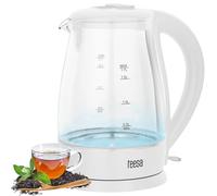 Teesa TSA1511W Bouilloire sans fil en verre Blanc 1,8 l
