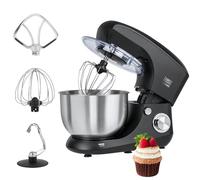 TEESA TSA3545-B Easy Cook Single Black Robot pâtissier, mixeur, Acier Inoxydable, 1 Liter, Noir