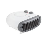 Teesa TSA8027 Radiateur soufflant, 3 modes de fonctionnement, 2 niveaux de chauffage (1000 W, 2000 W), thermostat réglable, protection contre la surchauffe, blanc/gris