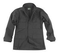 TEESAR HOMMES EDR MILITAIRE RIPSTOP UNIFORME VESTE POLICE PORTIER COTON TOP NOIR