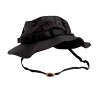 Mil-Tec Teesar US GI Trilaminate Boonie Chapeau Noir, Noir, M