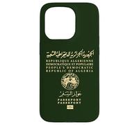 Teeshirt Algerie Passeport Algerien DZ Coque pour iPhone 15 Pro