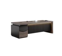 TEESONG Bureau de coiffeuse pour patron, bureau moderne, simple, finance, directeur, établi