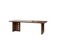TEESONG Bureau de coiffeuse simple et créatif en bois massif pour bureau de patron, grande table pour bureau à domicile et salon, convient pour