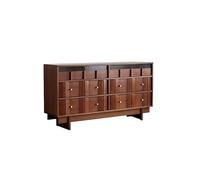 TEESONG Casiers pour Restaurants Meuble Console Pied Lit Chambre Bois Massif 160x40x85cm Commode Rangement Tiroirs Entrée Espace Vie Cuisine Armoire de Garde-Manger