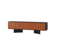 TEESONG Meuble TV de salon - Meuble TV rétro français - Meuble audio-visuel en bois massif - Meuble TV avec rangement