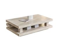 TEESONG Petites Tables de Bout Table Basse Moderne Meuble de Bar Table Basse en travertin Salon Petite Table d'appoint ménage Chambre Tables Basses pour Le Salon