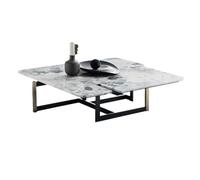 TEESONG Petites Tables de Bout Table Basse Moderne Table à thé créative et légère en marbre de Luxe, Table Moderne métal, d'appoint for Salon Tables Basses pour Le Salon