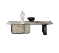 TEESONG Petites Tables de Bout Table Basse Moderne Table Basse à Base de marbre, Table Simple et Moderne for Appartement, d'appoint for Salon Villa Tables Basses pour Le Salon