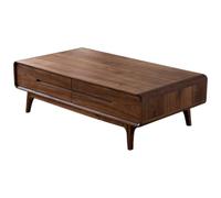 TEESONG Petites Tables de Bout Table Basse Moderne Table Basse en Noyer Noir, Moderne et Simple, Style Nordique, for Salon, Petite Table de fête Tables Basses pour Le Salon