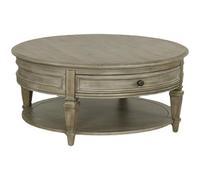 TEESONG Petites Tables de Bout Table Basse Moderne Table Basse Ronde en Bois Massif rétro, Table Basse de Balcon, multifonctionnelle, for la Maison Tables Basses pour Le Salon
