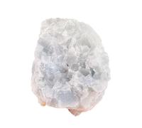 TEESONG Pierres Brutes en Cristal Naturel en Vrac Cristal de Calcite Bleue Naturelle, Pierre Brute, Ornements, spécimen de minerai, diffuseur d'aromathérapie Pierres et Cristaux(3-4cm)