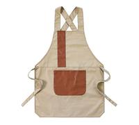 TEESONG Tablier de Chef Tablier de Cuisine en Toile for Barista, Magasin de thé au Lait, Restauration, Studio d'art, vêtements de Travail for Hommes et Femmes Tabliers pour Hommes(A)