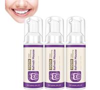 Teeth Whitening Mousse, Oral Care Foam, Enamel Support, Fresh Breath, Deep Cleaning, Gentle Formula, Daily Use for Sensitive Teeth and Gums (3pcs)