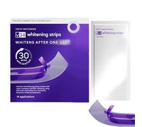 Teeth Whitening Strips | Enamel-Safe & No-Sensitivity & NoSlip Whiteningg Strip | Comfortable Fast Stain Removal Patch for Daily Travel Meals Evening Morning Home Date Events Party Wedding