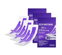 Teeth Whitening Strips Violet, Bande Violette Blanchiment Dentaire, Bande Blanchiment Dentaire Violet, élimine Taches Café/Thé/Vin, Bandes Sèche Antidérapante Pour Les Dents Plus Blanches (3)