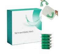 Teeth Whitening Trays, Prefilled Refresh Flavor Professional Teeth Whitening Trays, Stain Remover for Sensitive, Household Hygiene Solution, Daily Smile Care for Women and Men, Safe