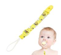 Teether Strap - Flexible Nipple Chain, Binky Leash Connector with Safety