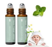 Teething Roller, Teether Teething Reliefs Roller All-Natural, Teething Roller, Natural Gentle Relief Roller, Teething Oil, Teething Relief, Natural Teething Relief for Kids (2)