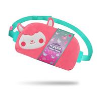 TeeTurtle Sac banane en peluche, Mouton rose kawaii, 5 in x 9 in x 2 in, Sac banane en peluche