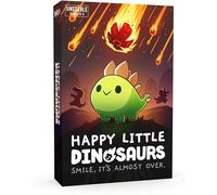 TeeTurtle Unstable Games - Jeu de Base Happy Little Dinosaurs - Jeu de Cartes Amusant de Sabotage compétitif pour Enfants, Adolescents, Adultes - 2 à 4 Joueurs, Gestion des Mains