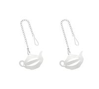 teeverliebt 2 porte-filtre à thé en acier inoxydable I Support pour filtre à thé I Porte-filtre I Pince à sachet de thé