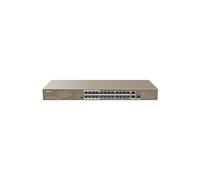 TEF1226P-24-440W Commutateur 24 x 10-100 (PoE+) + 2 x SFP Gigabit combiné Ordinateur de bureau PoE+ (370 W)