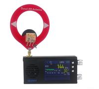 TEF6686 Radio portable avec récepteur radio Full Band FM/MW/HF/LW à ondes courtes avec écran LCD de 3,2" (bleu + rouge)