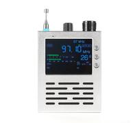 TEF6686 Récepteur radio RDS avec bande complète FM ondes courtes HF LW, écran LCD 3 2", batterie rechargeable 3000 mAh, boîtier en alliage d'aluminium, haut-parleur intégré et antenne externe