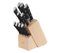 TefaI Ice Force Ensemble 11 pièces Bloc couteaux de cuisine + 10 couteaux, Lames en acier inoxydable allemand, Garantie 10 ans, Coupe et tranchant haute performance K232SA14