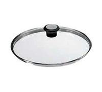 Tefal 28097912 couvercle Rond Noir, Acier, Transparent