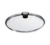Tefal 28097912 couvercle Rond Noir, Acier, Transparent