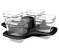 Tefal Actifry Air Friteuse Cuisson Tasses Verre Accessoire X 4 + Stand +