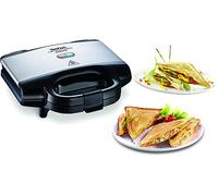 Tefal SM1552 gaufrier et appareil à croque-monsieur 700 W Noir, Acier inoxydable