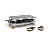 Tefal Raclette Pierrade Gourmet, 1350 W, 8 coupelles maxi profondes PR620D12