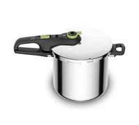 Tefal Autocuiseur Secure Trendy 8L avec panier - Deux programmes, légume et viande, repas plus rapides, résultats tendres, couvercle de cuisson sous pression, convient pour induction