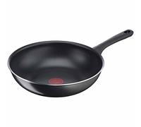 Tefal B5581923 Day by Day Wok en titane anti-adhésif avec signal thermique Facile à nettoyer Noir 28 cm
