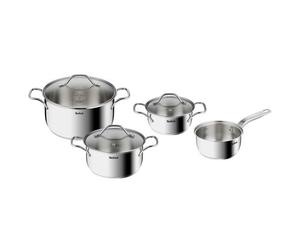 Tefal B864s734 Intuition Set 7 Pcs Casserole 16 Cm, Faitouts 16/20/24 Cm + Couvercles