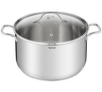 Tefal B9086914 Intuition XL Grande Marmite Inox 30 Cm (11.8L) + Couvercle en Verre Tous Feux Dont Induction