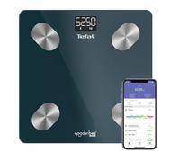 Tefal Balance connectée Goodvibes Life+ BM9620S1 – 10 indicateurs, Application, 180 kg, 100 g
