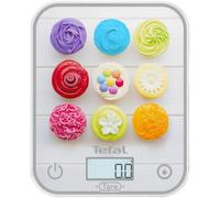 Tefal, Balance de cuisine électronique, Optiss, Écran rétroéclairé facile à lire, Résistance aux rayures, Capacité de 5kg, Blanc, BC50D4V0