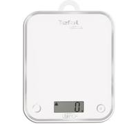 TEFAL Balance de Cuisine Optiss, 5kg/1g, Fonction Tare, Conversion Liquide, Ecran LCD, Blanc BC5000V1