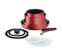 Tefal Batterie de cuisine 9 pièces Ingenio IH Red Unlimited Tous feux + induction - L3839292