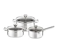 Tefal - Batterie de cuisine Duetto Acier inoxydable - 6 pièces
