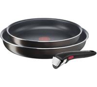 TEFAL Ingenio Easy Plus, Poêles 24/28 cm, revêtement antiadhésif, tous feux sauf induction, compatible lave-vaisselle, L1509202