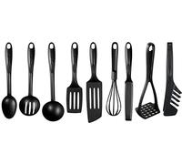 Tefal Bienvenue K001S925 Set de spatules 9 pièces, préparer, cuisiner, servir, résistant à la chaleur, passe au lave-vaisselle, ne raye pas, Medium